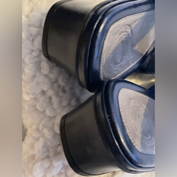 Women’s Nurture Navy Square Open Toe Sandals Size 9 - Picture 3 of 12